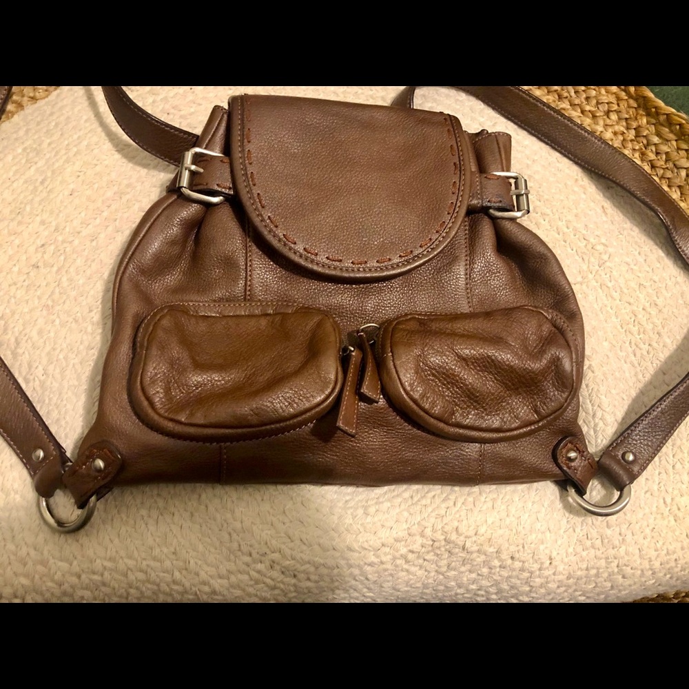 Calvin Klein Leather Backpack